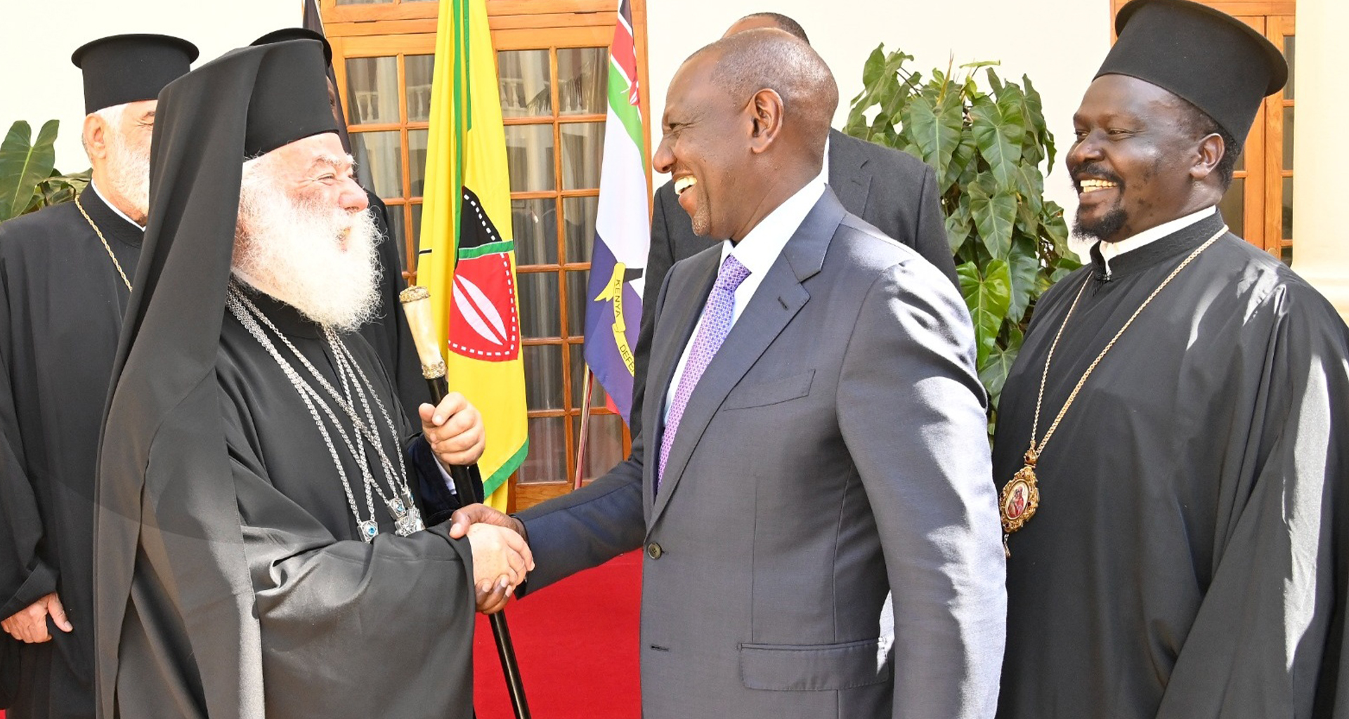 Με τον Πατριάρχη Αλεξανδρείας συναντήθηκε ο Πρόεδρος της Δημοκρατίας της Κένυας